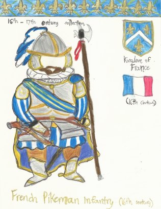 France- French heavy-infantry soldier