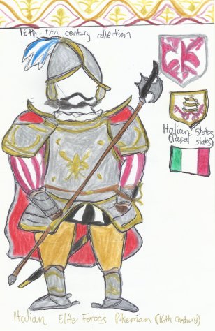 Italy- Italian heavy-infantry soldier