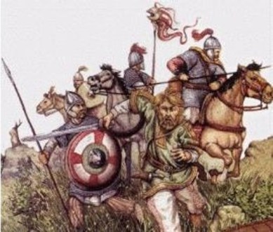 Visigoth warriors
