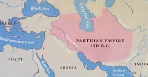 map of Parthian Empire 