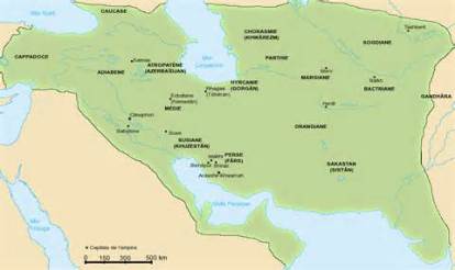 full extent of Sassanid empire 