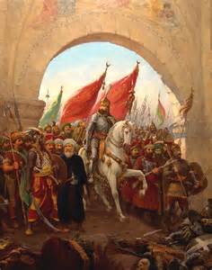 Ottomans siege Constantinople 1453