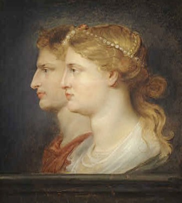 Portrait of Germanicus and wife Agrippina the Elder by Rubens