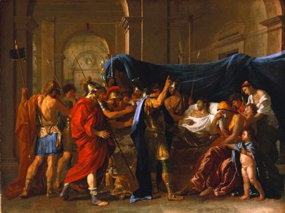Death of Germanicus painting