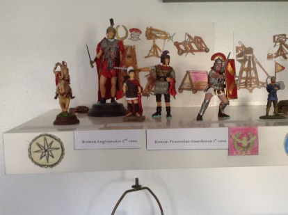 Macedonian Cavalryman, Roman Legionnaire, Praetorian Guardsman, Roman Auxiliary, Roman Centurion figures 