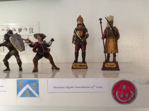 French Musketeer, Ottoman Guardsman, Ottoman Janissary 