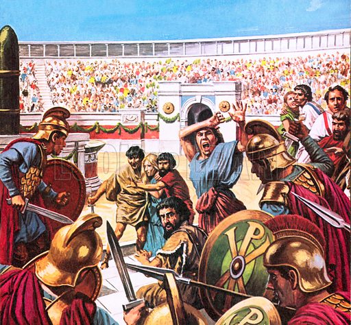 Slaughter in the Hippodrome at Constantinople in AD 532