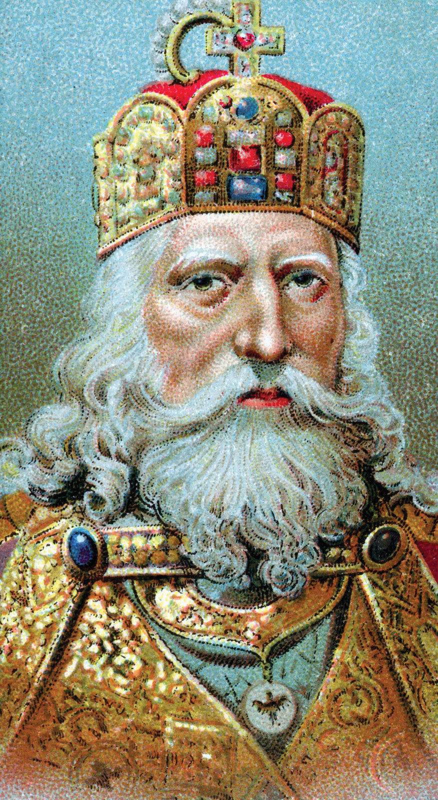 Charlemagne-chromolithograph