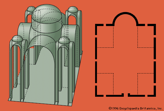 quincunx-church-Perspective-drawing-type-plan-Golden