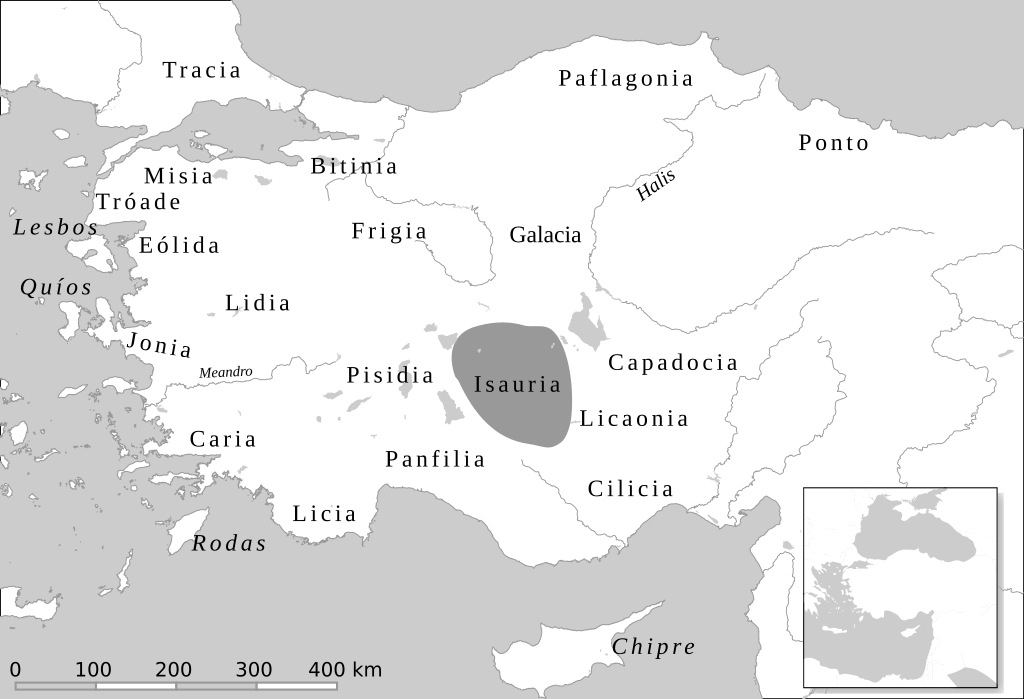 Location of Isauria