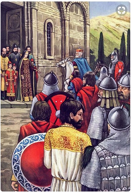 1018-the-emperor-basil-ii-at-the-walls-of-ohrid-pinterest