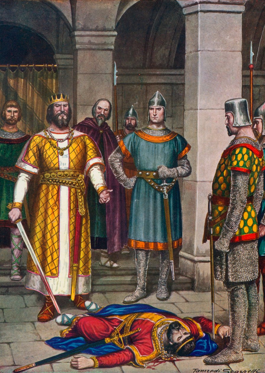 Tancredi_Scarpelli_-_Death_of_Odoacer_killed_by_Theodoric_king_of_the_Ostrogoths_-_(MeisterDrucke-38315)